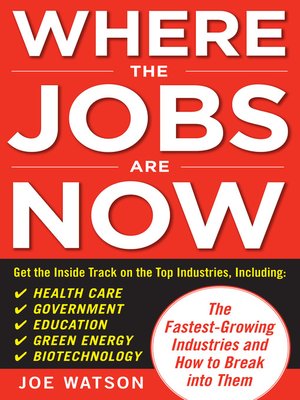 cover image of Where the Jobs Are Now